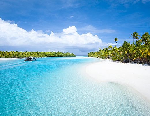One Foot Island Passage way, Aitutaki