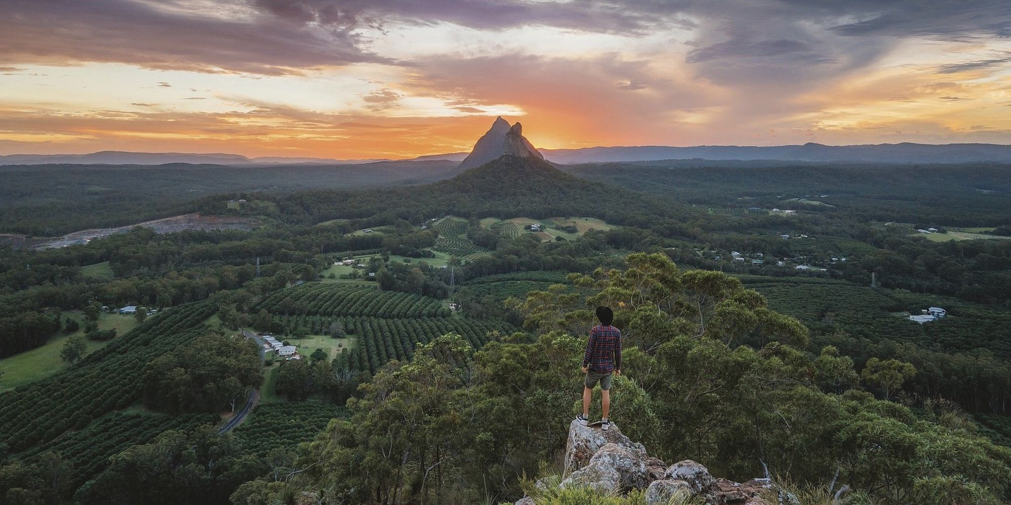 Glasshouse Mountains Mary Cairncross Lookout | rondreis Australië