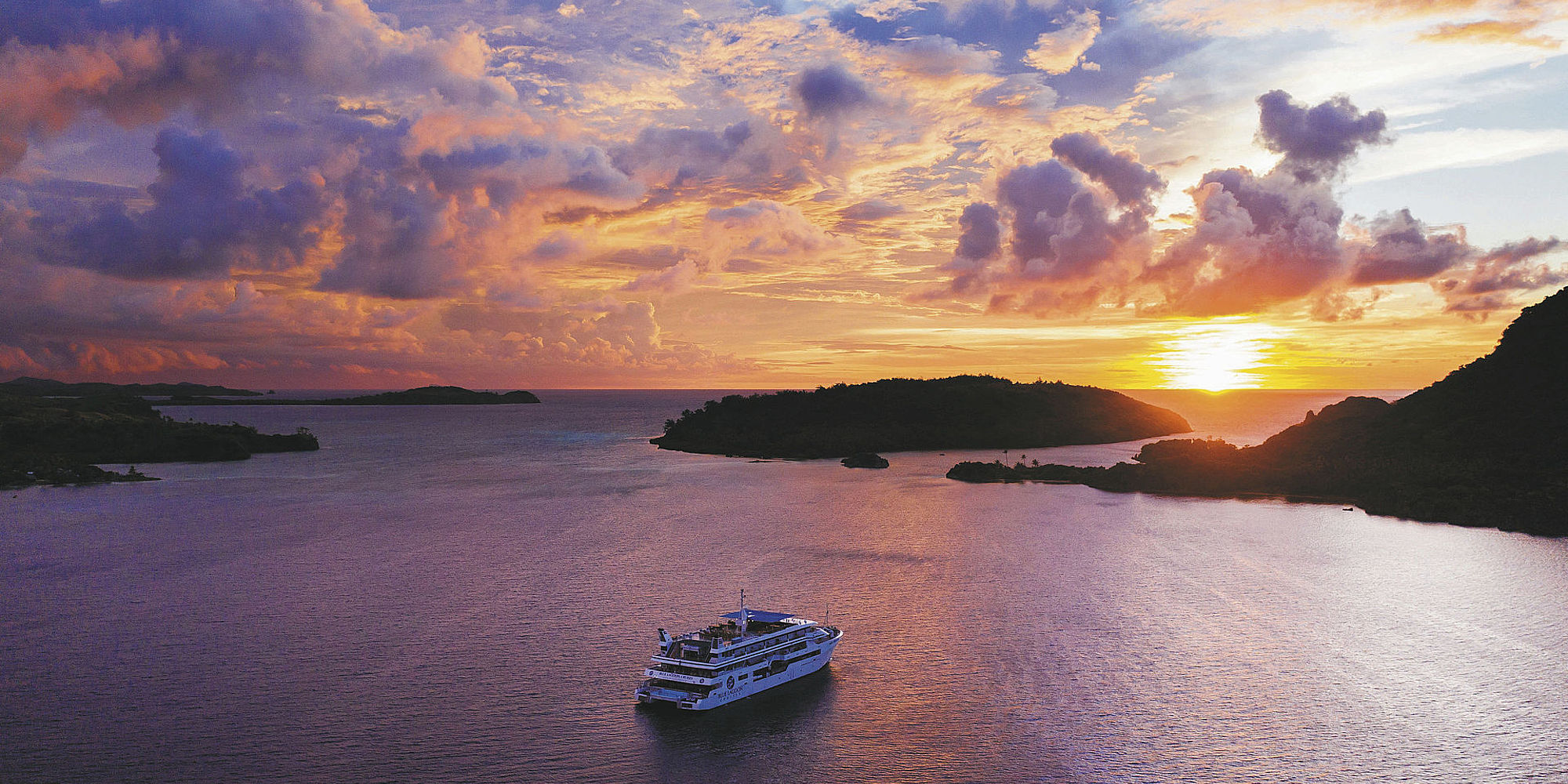 Zonsondergang Blue Lagoon Cruise Fiji