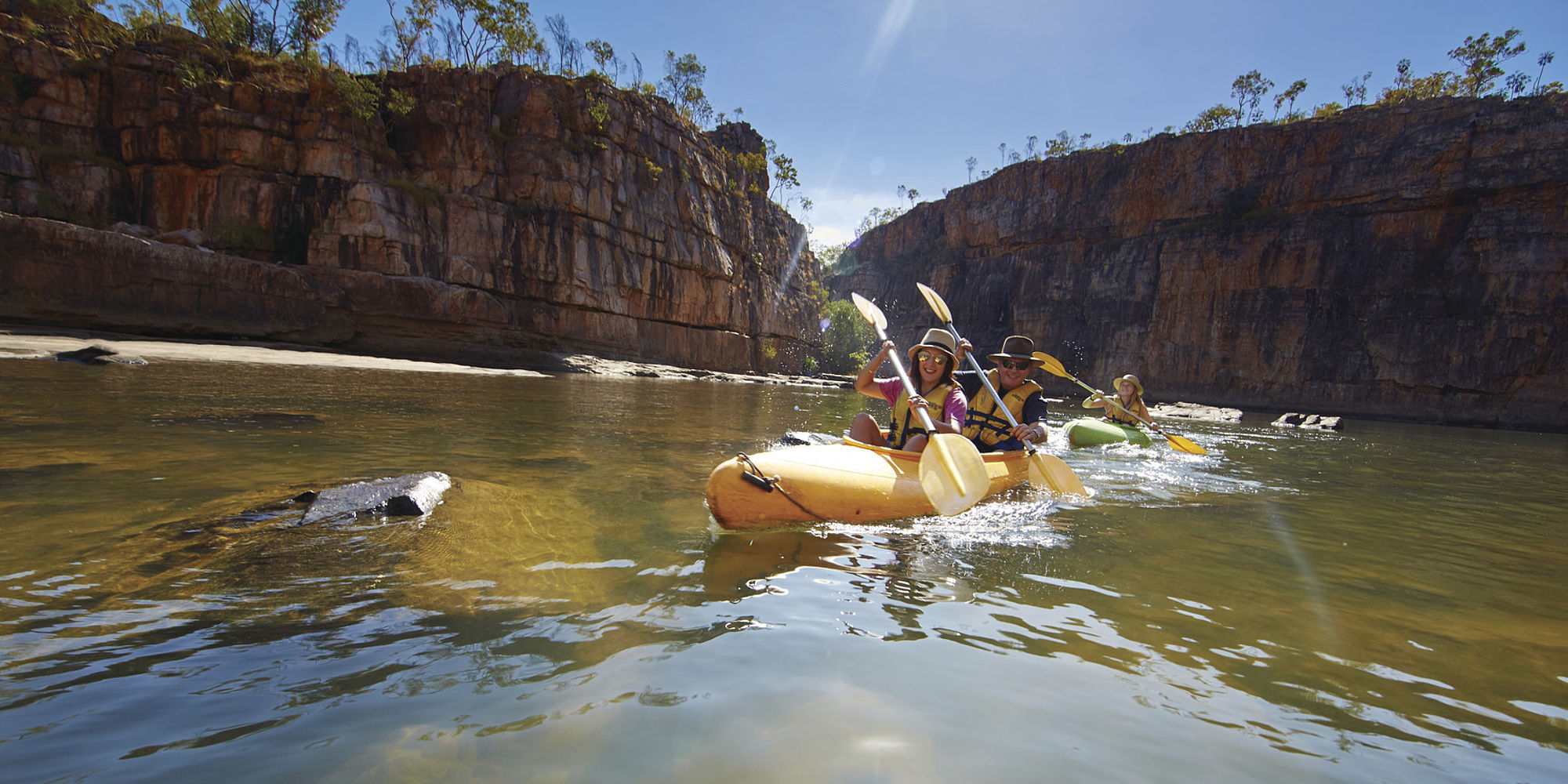 Katherine Gorge kano | rondreis Australië