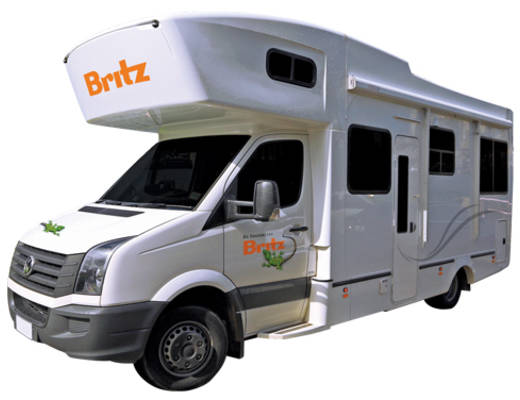 Britz Frontier Exterieur | camper huren in Nieuw-Zeeland