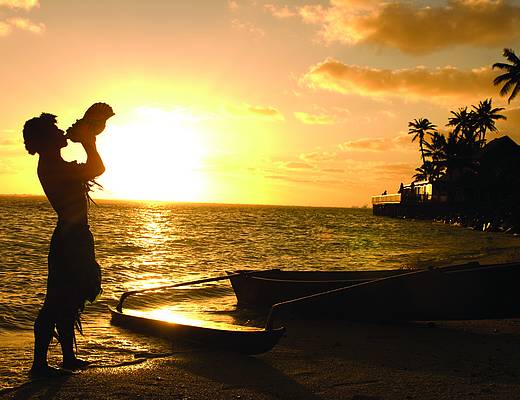 Sunset warrior | vakantie Cook Eilanden