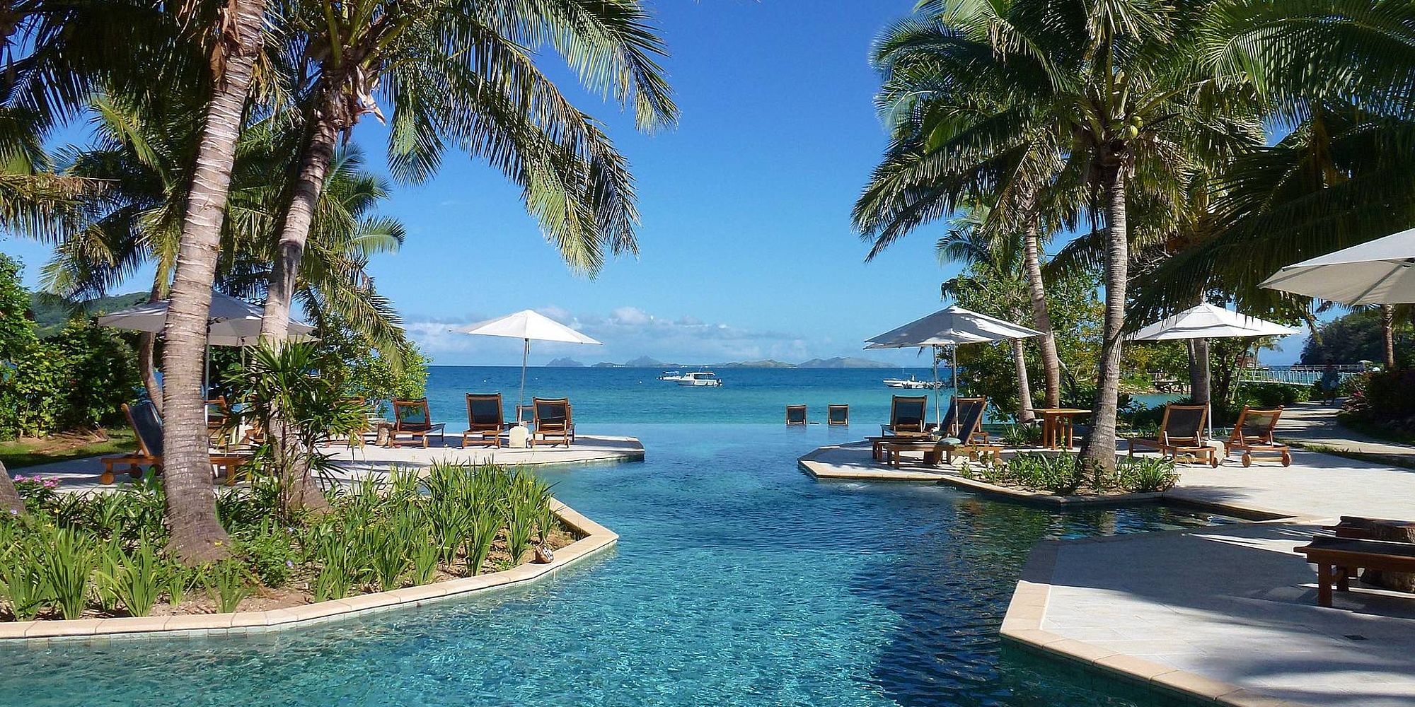 Likuliku Lagoon Resort zwembad | vakantie fiji