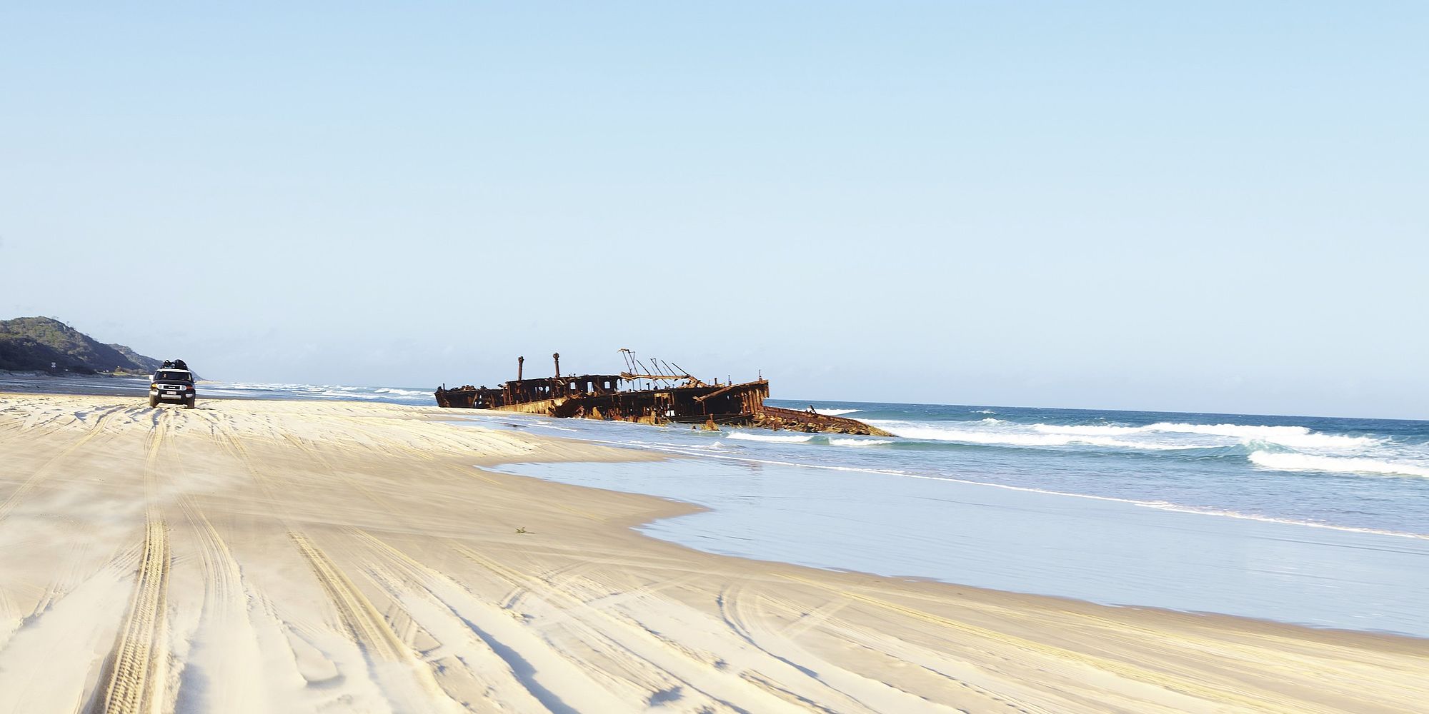 Maheno Wreck Fraser Island | rondreis Australië