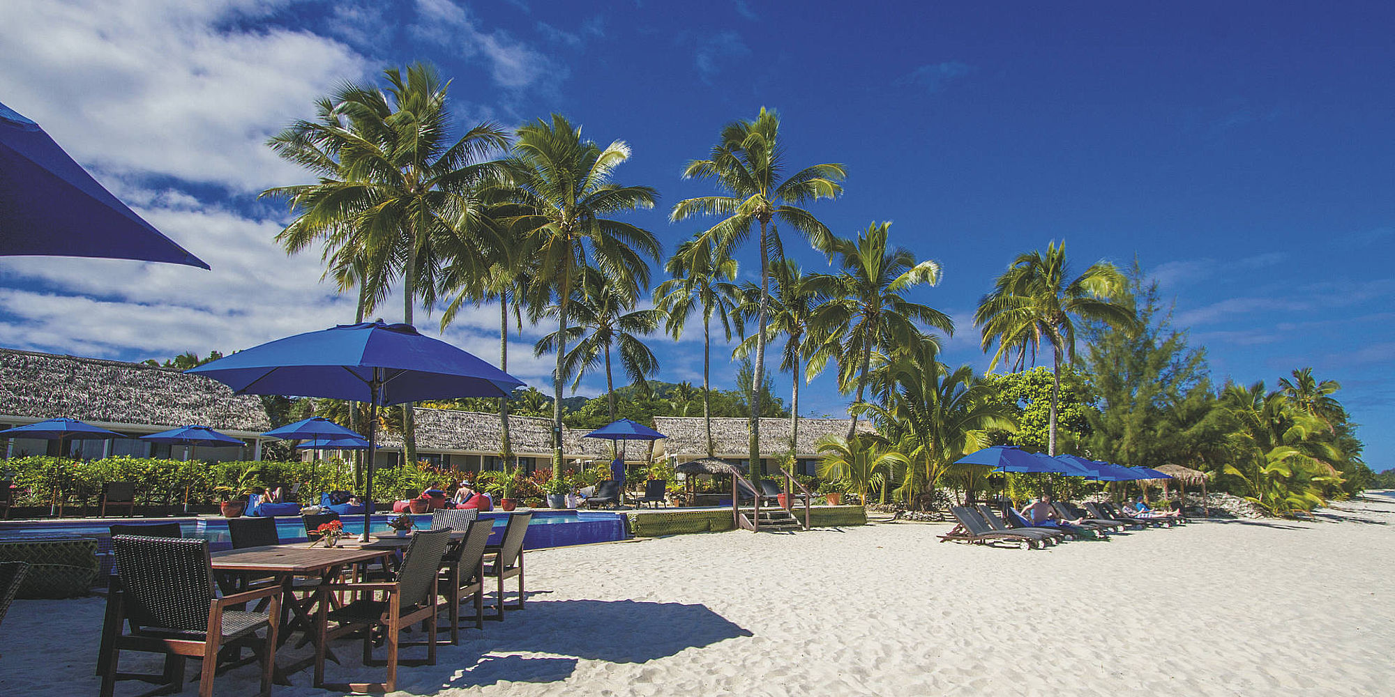 Manuia Beach Resort strand | cookeilanden