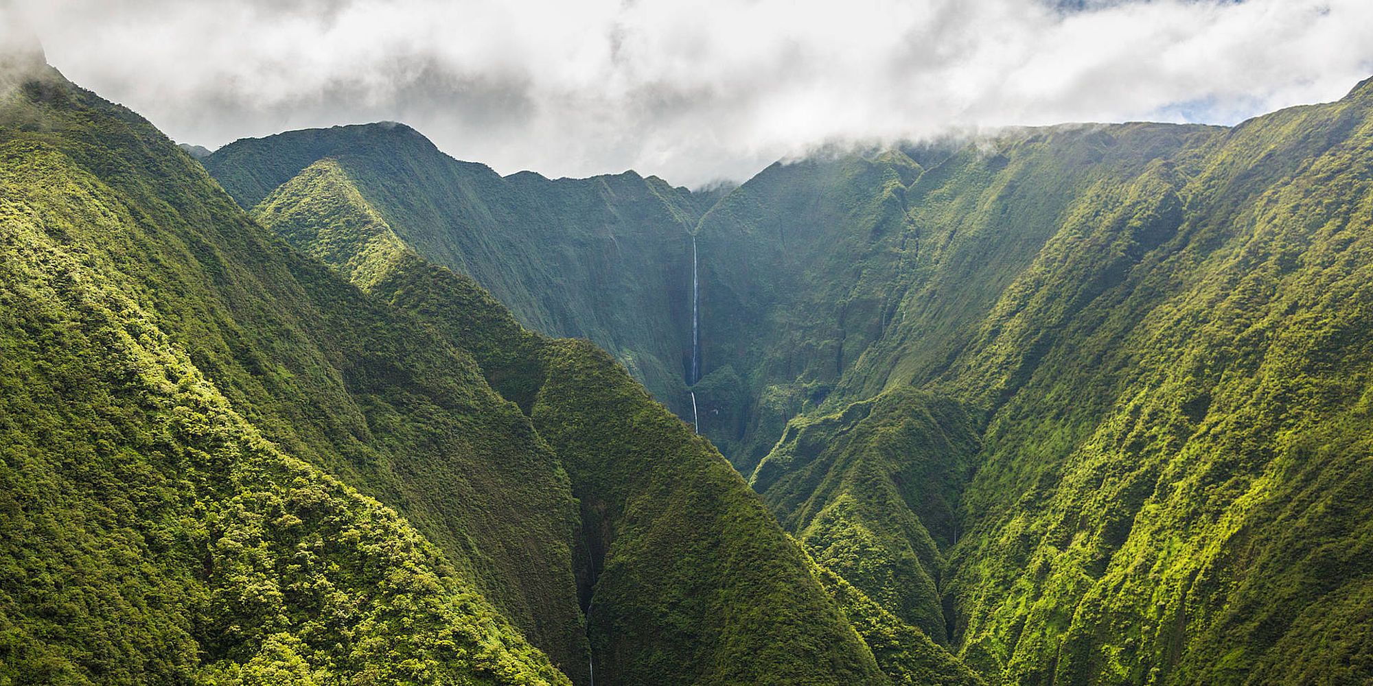 Maui diepe vallei en waterval | vakantie Hawaii