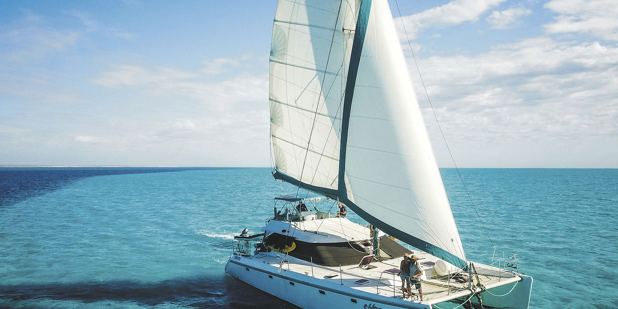 Zeilen op Ningaloo Reef