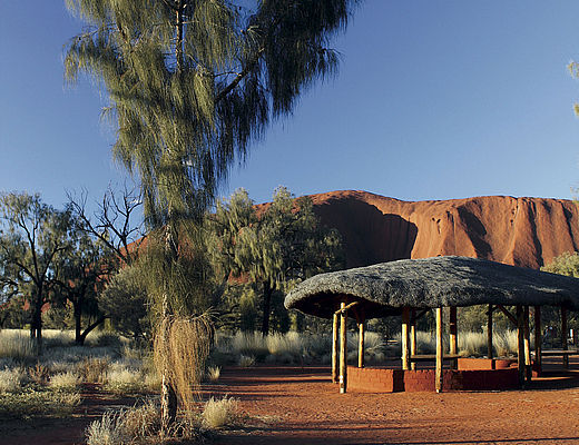 Uluru zonsondergang en barbecue