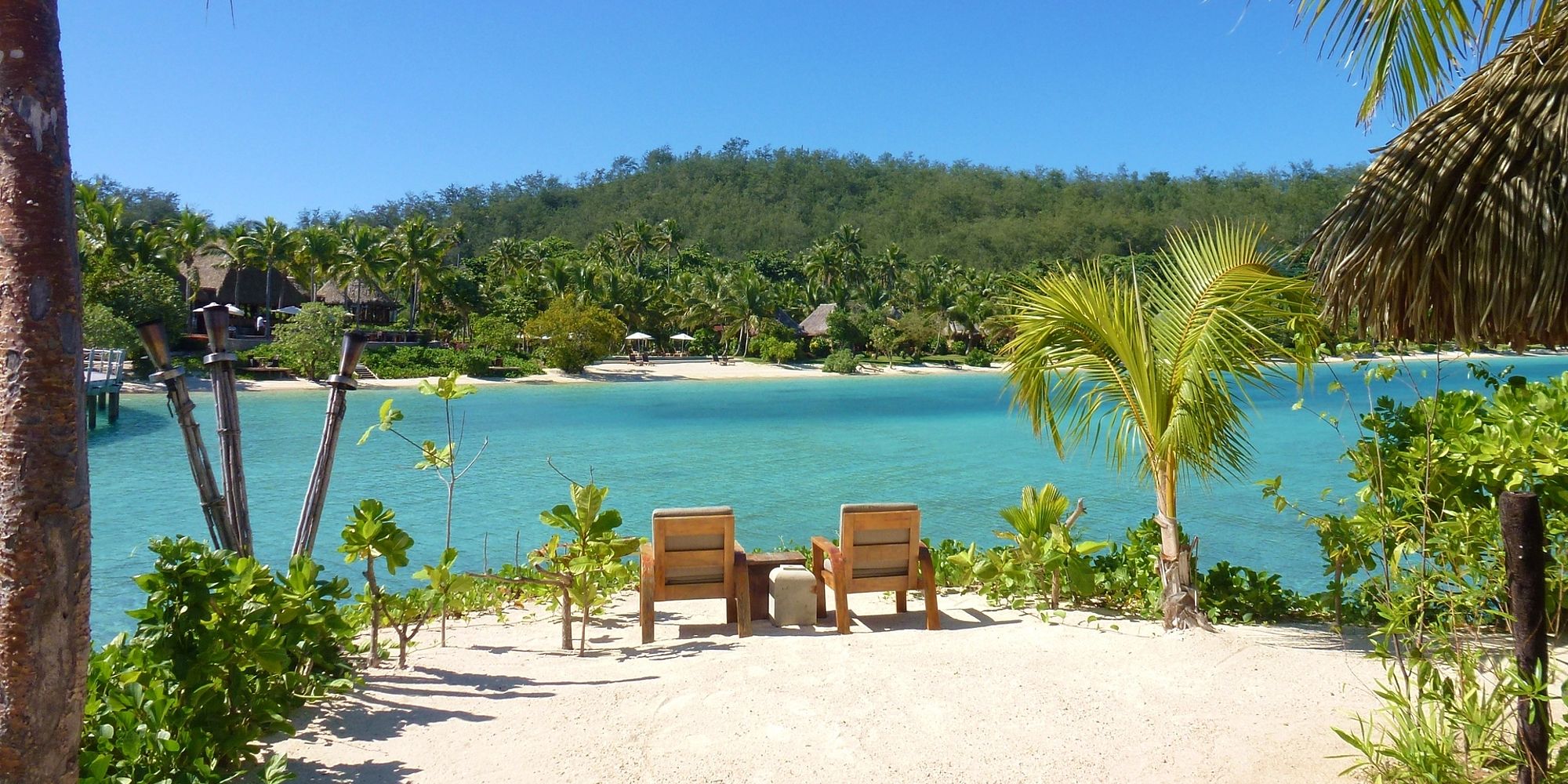 Privéstrand in Fiji | beste reistijd Fiji