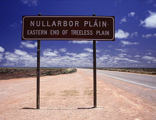 Nullarbor Plain roadsign | groepsreis Australië