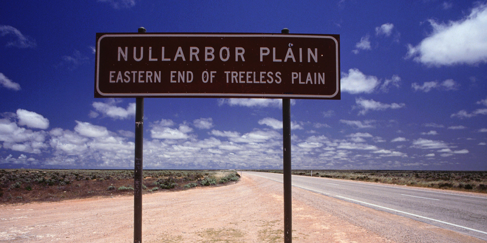 Nullarbor Plain roadsign | rondreis Australië