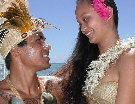 Honeymoon couple in Frans Polynesië | Huwelijksreis in Frans Polynesië