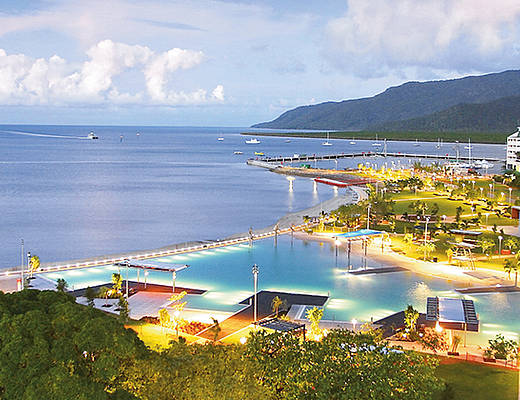 Cairns bij avond | rondreis Australië